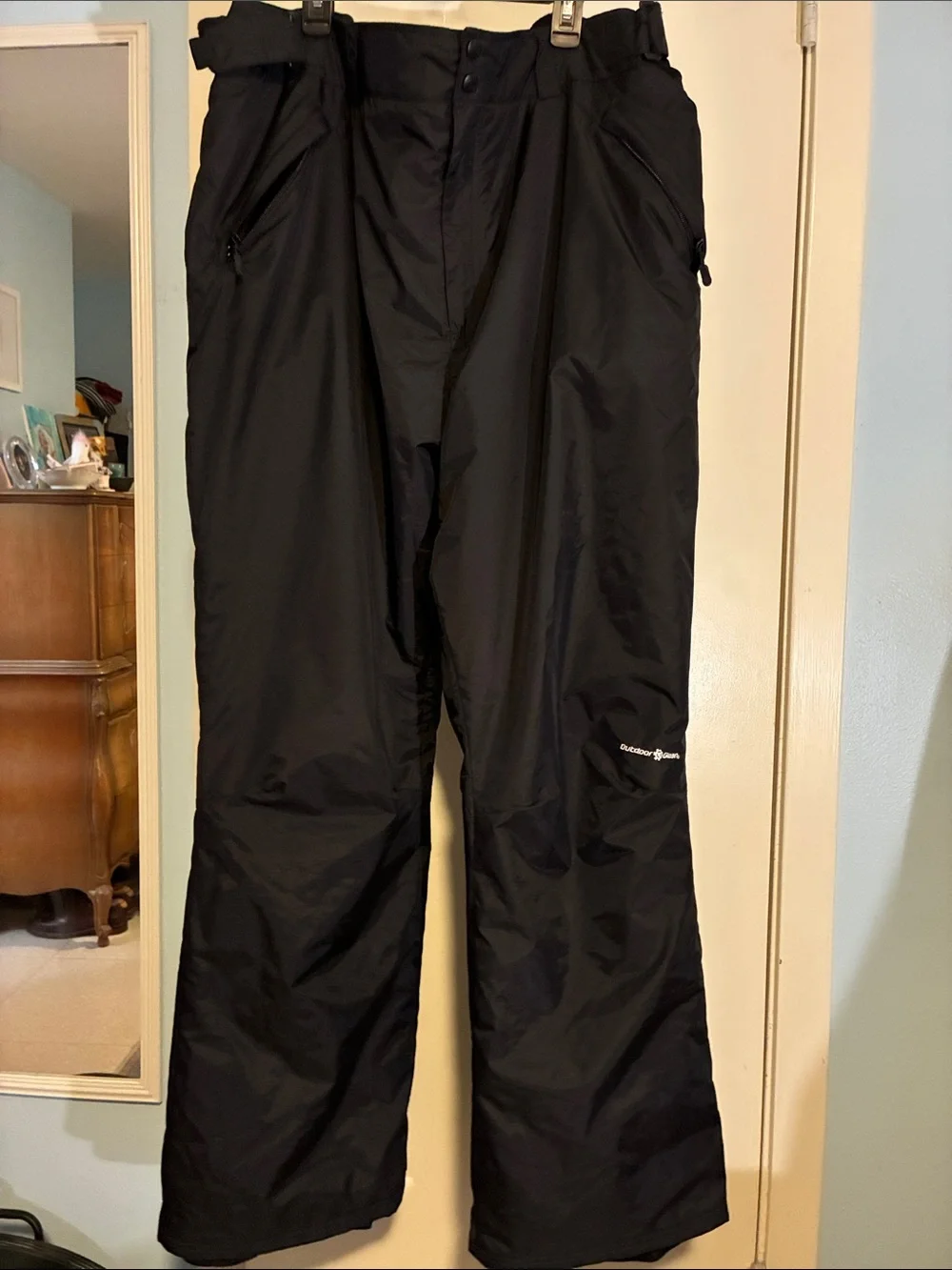 Men's Black Insulated Snow Pants — Outdoor Performance Joggers